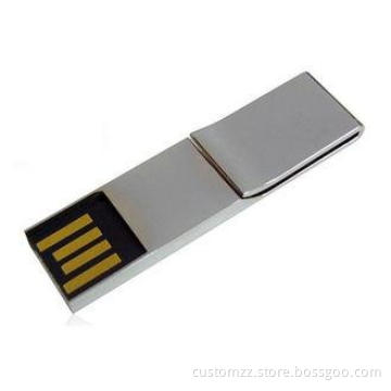 Custom Printed USB Flash Drives Mini USB Storage Paper Clip
